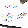 Correll 42" Round Dry Erase Table Top, Laminate, Frosty White/Black (CT42DER-80-09)~#|#~3FDC1324-3D7A-4E23-B9326A6F62553DA2_sc7