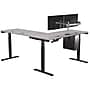 VersaDesk PowerLift 60"W Electric L-Shaped Adjustable Standing Desk, Gray/Black (PLLSD6072-BG-APP)~#|#~3FE1559C-25CA-4537-B19ED98F249CECE7_sc7