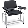 Viva Comfort Extra Wide Adjustable Bariatric Phlebotomy Blood Drawing Chair, 500 lbs. Capacity, Black (ADI997-01-BLK-HD-MK)~#|#~3FF5C4CB-053D-4223-A24B6BFA0829B9B8_sc7