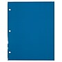 JAM Paper Glossy 3-Hole Punched 2 Pocket Cardstock Presentation Folder, Blue, 100/Carton (385GHPBUB)~#|#~3FFD0BDA-D238-46EC-BB252EB37444C233_sc7