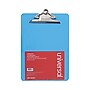 Plastic Clipboard With High Capacity Clip, 1" Capacity, 8 1/2 x 12, Blue~#|#~400A09D9-1CBE-4AFA-ABE3C376C668823B_sc7