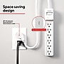 Staples TECH 6-Outlet Surge Protector, 8', 1800 Joules, White (ST62767)~#|#~4024741C-B67E-4AA8-A17E7D93CE0243D0_sc7