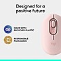 Logitech POP Wireless Ambidextrous Optical Mouse, Rose (910-007409)~#|#~4028572D-53DE-447D-ABC64C57FBDBB3EC_sc7