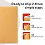 Staples Bubble Mailers, #0 Size, 6" x 9", Lightweight Cushioned Envelopes - 25/Pack~#|#~40328B82-51D8-4C86-A967964BBDAAD2F0_sc7
