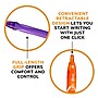 BIC Gel-ocity Quick Dry Retractable Gel Pens, Medium Point, 0.7mm, Assorted Ink, 8/Pack (RGLCGAP81-AST)~#|#~40626A5A-68D1-4F6C-9B9D3935ABBC53E3_sc7