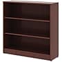 Lorell 36" 3-Shelf Bookcase with Adjustable Shelves, Mahogany Laminate (LLR99781)~#|#~406AAF7D-B7A5-4F00-919DD2E0BBCE7F7D_sc7