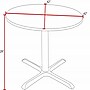 Regency 42-inch Laminate Round Table with 4 Zeng Stack Chairs, Gray & Black~#|#~407ED103-0EFA-49E0-8C36C8D15CCBBA9A_sc7