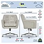 Serta Style Ashland Fabric Swivel Computer and Desk Chair, Light Gray (CHR100004)~#|#~408BB354-1CCA-49C6-A4935BBDE953DD5E_sc7