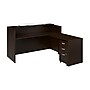 Bush Business Furniture Arrive 72"W L Shaped Reception Desk with Counter and Mobile File Cabinet, Mocha Cherry (ARV010MR)~#|#~40914EAE-D047-4028-8EBCD88A5D6C9E8C_sc7