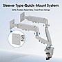 FlexiSpot MA1 Adjustable Dual Arms, Up to 32" Monitors, White (MA1W-D-DP)~#|#~40D6FCBA-8E26-4540-A5D23B0CE0AFC55A_sc7