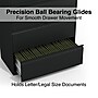 Staples HL8000 Commercial 5-Drawer Lateral File Cabinet, Locking, Letter/Legal, Black, 36"W (21754D)~#|#~40EF56FB-7B9B-4110-888CC68D60065E62_sc7