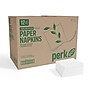Perk™ Eco Recycled Lunch Napkin, 1-ply, White, 400 Napkins/Pack, 12 Packs/Carton (CW20179-CT)~#|#~40F171DB-814B-4190-958091A4F940B5CF_sc7