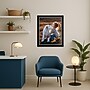 Amanti Art Eva 18" x 22" Picture Frame, Matte Black/Silver (A42678297450)~#|#~40F32A95-0054-4595-8B1FB6012B9E7DAF_sc7