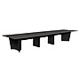Regency Array 192"W x 48"D Conference Table with Grommet, Ash Grey/Black (ACT19248AGBK)~#|#~40F83407-3241-4966-B08F8B54720C3697_sc7