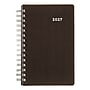 2027 Brownline DuraFlex 5" x 8" Daily & Monthly Appointment Book, Plastic Cover, Black (CB634V.BLK-27)~#|#~40F9D812-5070-442B-9BE422635F6B69BE_sc7