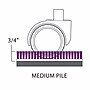 E.S. Robbins Anchormat Chair Mat for Medium Pile Carpets, 66"W x 60"H, Clear~#|#~4102F400-0A2E-43D3-B39E02E50B883034_sc7