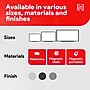 TRU RED™ Magnetic Steel Dry Erase Board, Satin Frame, 4' x 3' (TR61175)~#|#~4104F600-1011-460B-99C81C1AEDBBF4E3_sc7