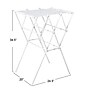 Household Essentials Collapsible Laundry Sorter, White (HE1118)~#|#~41057B4F-BDA8-4D29-956EC47F902B6C4C_sc7