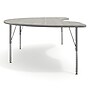 Flash Furniture Wren Kidney Activity Table, 96" x 48", Height Adjustable, Light Gray Top/Silver Frame (XUA4896KDLGTP)~#|#~412A24C2-AADA-4EDB-A6FDCF4C0D4C8266_sc7