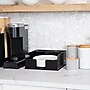 Mind Reader Plastic Paper Plate Holder Covered Dispenser with Lid, Black/Clear (PSTOR-BLK)~#|#~41489157-AB29-492C-8CEFF9E0DB33582D_sc7