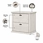 Bush Furniture Yorktown 50" Computer Desk with File Cabinet and 5-Shelf Bookcase, Linen White Oak (YRK011LW)~#|#~4162872D-80EC-47CC-A901F87D1B388667_sc7