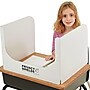 Classroom Products Foldable Cardboard Freestanding Privacy Shield, 13"H x 20"W, White, 40/Box (WS1340 WH)~#|#~4163C495-1596-4B31-B2CADBE284D031E1_sc7