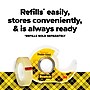 Scotch Permanent Double Sided Tape With Dispensers, 0.5" x 13.9 yds., Clear, 6/Pack (6137H-2PC-MP)~#|#~4171CE1C-8A8F-40AE-B75C2CF7AF61AE76_sc7