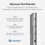 Plugable USB4 Hub, Silver (USB4-HUB3A)~#|#~4188D8AF-6742-450B-94AEBD3C6CFDDAC6_sc7