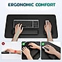 Purely MP47 3-Piece Desk Pad Set with Ergonomic Keyboard and Mouse Wrist Rests, Black (PCCMP47BK)~#|#~41AAA553-E977-414B-9D9B7429507C24A3_sc7