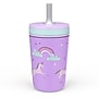 Zak! Kelso Fanciful Unicorns Stainless Steel Double Wall Insulated Travel Mug, 12 oz., Purple (7190-V411)~#|#~41D5BBE2-EE95-4854-BF7776A0982BF086_sc7