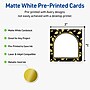 Avery Square Integrated Cards, Matte White, 100/Pack (19479370823)~#|#~41E866F6-8422-4779-A840729BB2FC3DCC_sc7