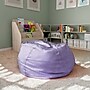 Flash Furniture Cotton Twill Oversized Dot Bean Bag Chair, Lavender~#|#~4205CABA-A64D-489C-A5D4555E049B8B7B_sc7