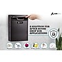AdirOffice Large Wall Mounted Drop Box with Suggestion Cards, Combination Lock, Black (631-04-BLK-KC-PKG)~#|#~4206F048-F369-45C5-96F8698783AAAE29_sc7