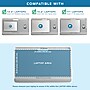 LapGear Adjustable Tilt 22" x 14" x 3.5" Laptop Bed Desk, Gray (78505)~#|#~42200D8D-74E4-41F0-8528115C3D8C5C64_sc7
