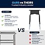 Flash Furniture Billie 24"W Student Desk with Open Front Metal Book Box, Gray (FDDESKGY)~#|#~42424B90-DA55-4E5C-9B4C0703B2991613_sc7