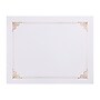Better Office Certificate Holders, 8.75" x 11.25", White/Gold, 25 Certificate Holders/Pack (65259-25PK)~#|#~42426CC9-550C-435D-944C5CB28AD25827_sc7