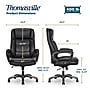 Thomasville Lansing Ergonomic Polyurethane Big & Tall Chair, 400 lb. Capacity, Black (52398-BLK)~#|#~4249C030-0077-456E-9EDC7A96FD489655_sc7