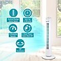 Brentwood 32" Oscillating Portable Tower Fan, 3-Speed, White (F-32TW)~#|#~424E95C5-DAD9-479F-8E75EE79611140E4_sc7