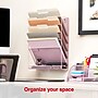 Staples 5-Pocket Metal Mesh Mountable Wall File, Letter Size, Dusty Pink (ST63848)~#|#~42606140-02DF-4516-8962C95678A2D5F6_sc7
