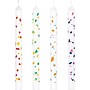 Creative Converting Confetti Print Birthday Candles, Multicolor, 240/Pack (365115)~#|#~42648815-5DB6-4B7D-81F524A5B63ADD4B_sc7