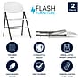 Flash Furniture HERCULES Series Plastic Folding Chair, White, 2/Pack (2DADYCD50WH)~#|#~426FED91-F237-44B7-AE45242030541071_sc7