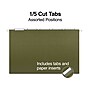 Staples 95% Recycled Hanging File Folder, 1/5-Cut Tab, Legal Size, Standard Green, 50/Box (ST490853/490853)~#|#~4270BE8B-F05B-4D91-9274DD292D11C133_sc7