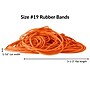 Alliance Multi-Purpose #19 Rubber Bands, 3.5" x 0.0625", Non-Latex, Orange, 1440/Box (37196)~#|#~4277B7B9-2F50-422A-90DB65C76C314F80_sc7