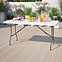 Flash Furniture Kathryn Folding Table, 60" x 30", Granite White (RB3060)~#|#~427E683B-BB0C-4045-A3ACA1559E114461_sc7
