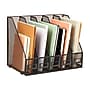 Mind Reader 5-Compartment Metal File Organizer, Black (JMAG5C-BLK)~#|#~427EF7F6-A160-4EE8-BE42B30DB7884734_sc7