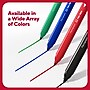 TRU RED™ Pen Permanent Markers, Fine Tip, Assorted, 5/Pack (TR54527)~#|#~42861C63-6059-4F1E-99C8FEE910553D89_sc7