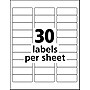 Avery EcoFriendly Laser/Inkjet Address Labels, 1" x 2-5/8", White, 3,000 Labels/Box (48460)~#|#~4297F047-852B-44F8-8B81AAFD50ED3C57_sc7