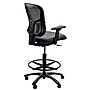 Tempur-Pedic Vinyl Drafting Chair with Backrest and Footrest with Lumbar Support, Black (TP8200-DBLKV)~#|#~429B1D06-CCA2-4BB0-92BEEBD870F3111E_sc7