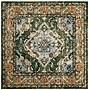 Safavieh Monaco Collection 8' x 8' Square Indoor Area Rug, Machine Made, Forest Green/Light Blue (MNC243F-8SQ)~#|#~42A990A7-A087-4A77-8343A9BFD1955E8F_sc7