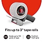 Staples Comfort Grip 3" Packing Tape Dispenser, Gray (ST56467)~#|#~42C9528C-F53C-4F85-8144A56947D27B25_sc7